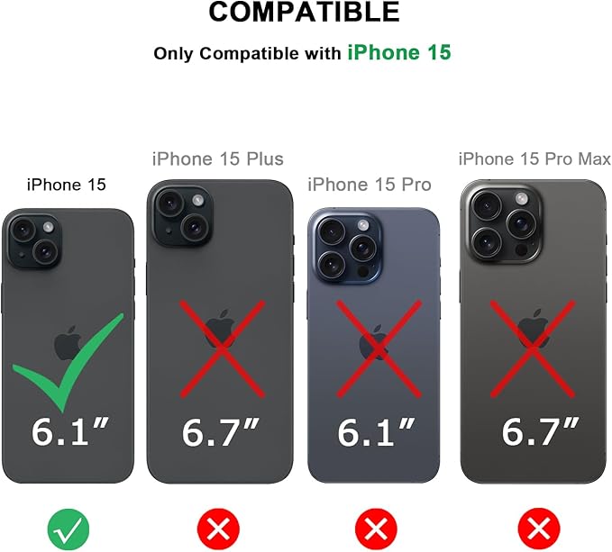 TENDLIN Compatible with iPhone 15 Case Wood Grain with Carbon Fiber Texture Design Leather Hybrid Slim Case (Hairline)