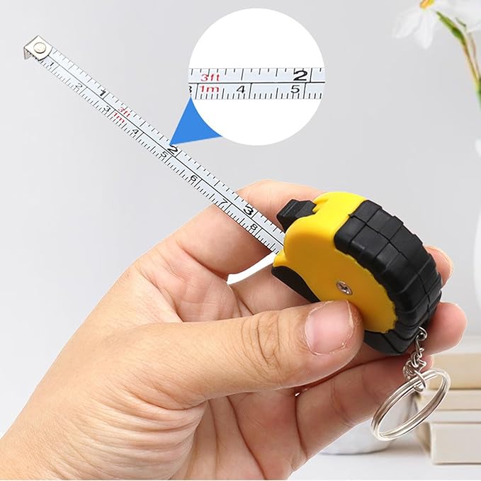 48 Pcs Mini Tape Measure Screwdriver Keychain Set – Multitool with Credit Card Tool and Pen, Bulk Gifts for Adults, Christmas Party Favors, Men’s Survival and Tool Set – Ideal for Fathers