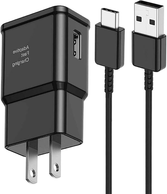 A15 A16 A55 A25 A35 A05 C55 Type C Charger Fast Charging Type C Cable 6FT USB Wall Charger Block Android Phone Charger for Samsung Galaxy S10/S10+/S20/S20/S21/S22+/S23/S24/S25/Plus/Ultra/FE,Note 10/20