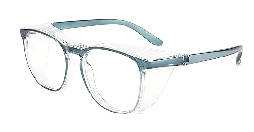 Alsenor Safety Glasses Anti Fog Goggles Protective Eyewear Blue Light Blocking Anti Dust UV Protection Glasses For Men Women (New-Blue)