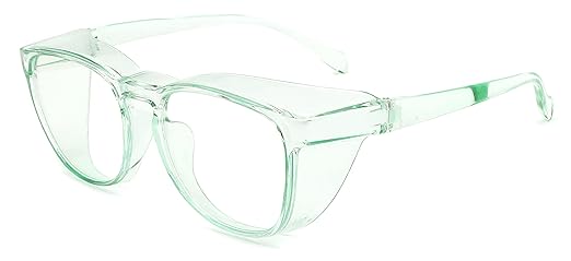 Alsenor Safety Glasses Anti Fog Goggles Protective Eyewear Blue Light Blocking Anti Dust UV Protection Glasses For Men Women (Jade)