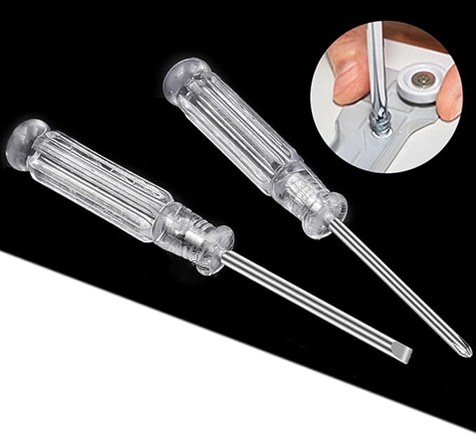 Cross/Slotted Screwdriver, 3.8 Inch steel For Disassemble Small Item Repair Tool Screwdriver Accessories (Cross Screwdriver)