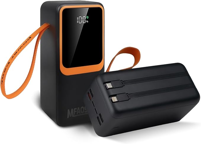 Portable Charger Power Bank, 50000mAh Portable Phone Charger 22.5W Battery Charger with 3 Outputs & 4 Inputs, LED Display for Phone 16 15 14 13 12 Samsung S22 S21 Google Pixel iPad etc