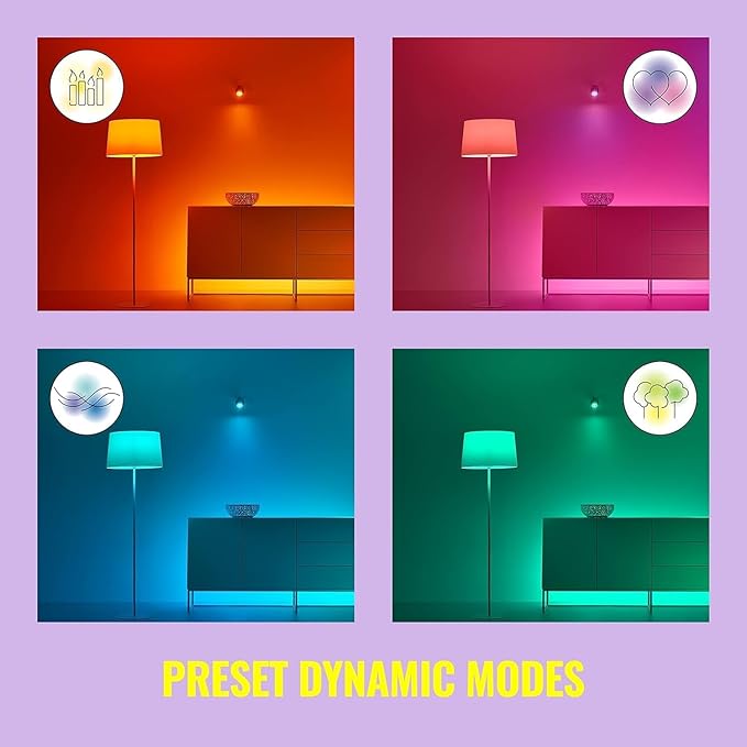 WiZ 120W PAR38 Color LED Smart Bulb - Pack of 6 - E26- Indoor/Outdoor - Connects to Your Existing Wi-Fi - Control with Voice or App - Works with Google Home- Alexa & Siri Shortcuts