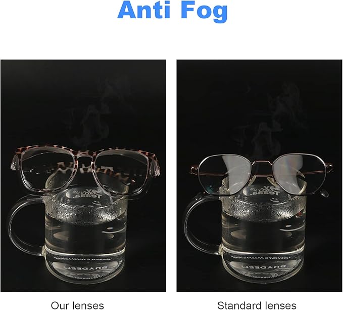 LASMEX Stylish Safety Glasses Goggles for Women Girls Anti-fog Glasses Protective Eyewear Clear Glasses