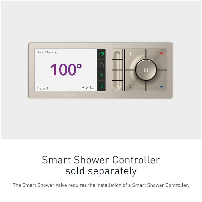Moen Smart Shower 4-Outlet Digital Thermostatic Shower Valve with 3/4" Connections, S3104