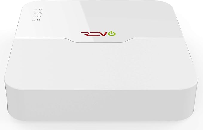 REVO America Ultra HD 4 Ch. 1TB HDD IP NVR Video Surveillance System, 4 x 1080p Bullet Security Cameras - Remote Access via Smart Phone, Tablet, PC & MAC, White (RU42B4E-1T)