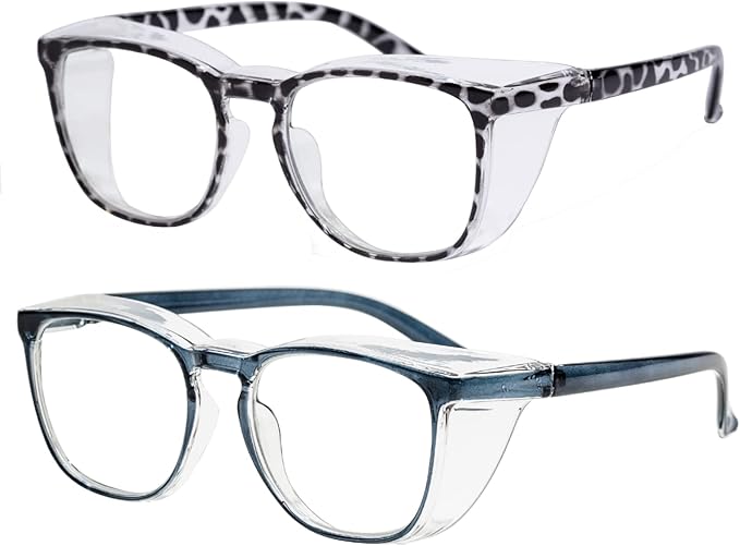 Safety Glasses Anti Fog Clear Blue Light Blocking Eye Protection Nurse Goggles for Women Men