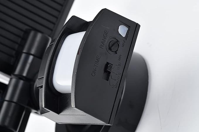 30W LED Security Lights Motion Sensor Light Outdoor, 180 Degree, 2600 LM, 5100 K, ETL Water Resistant, 2 Head Motion Detector Flood Light for Garage, Yard, Porch (Black)