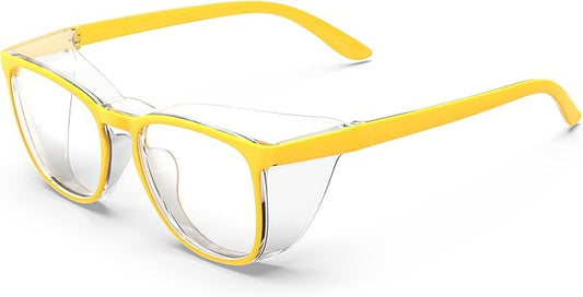 MORK&SUKY Safety Glasses, Stylish Goggles With No Fog Lense, Alternatives To Regular Protective Eyewear For Lab and Nursing.