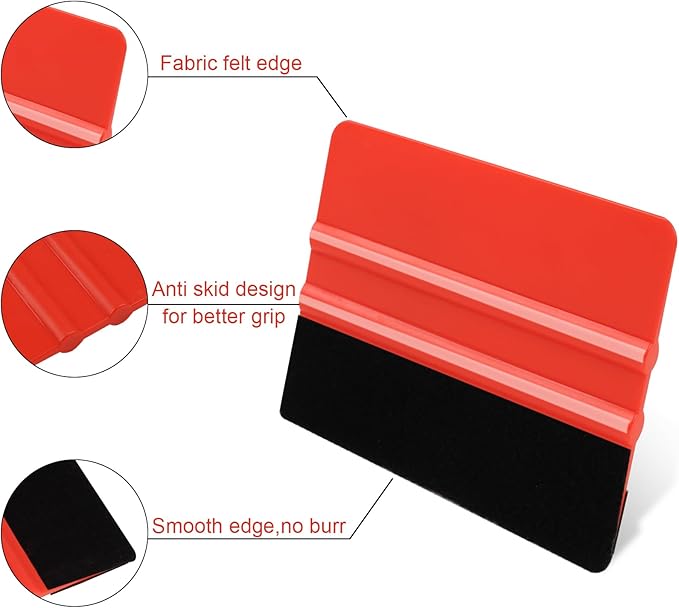 WRAPXERPT Wallpaper Tools Wallpaper Smoothing Tool Kit with Felt Squeegee for Vinyl Backsplash Tile,Bathroom,Window Film Application