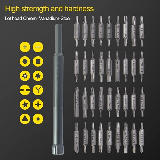 BES 72 in 1 Precision Screwdriver Set,Mini Screwdriver Set,Repair Tool Kit with Case Screwdriver Set for Computer, Laptop, Xbox, Macbook
