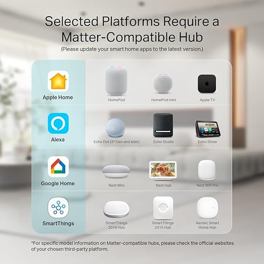 Kasa Matter Smart Light Switch: Voice Control w/Siri, Alexa & Google Assistant, UL Certified, Timer & Schedule, Easy Guided Install, Neutral Wire Required, Single Pole, 2.4GHz Wi-Fi, 3-Pack