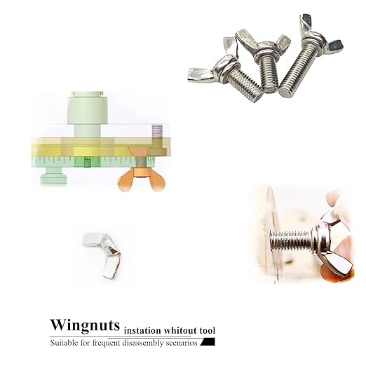 30 PCS 1/4-20 Inch Wingnuts, Quality Carbon Steel Wing Nuts Zinc Plated Fasteners Parts Butterfly Nut, Hand Twist Tighten Hardware Nuts Butterfly Wing-Nut 1/4-20” Assorted Kit