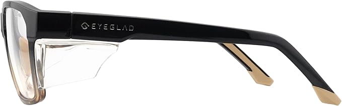 VETRA Z87+ Certified Safety Glasses HD High Contrast UV400 Side Shield Anti-Oil Coating Stylish Eyewear