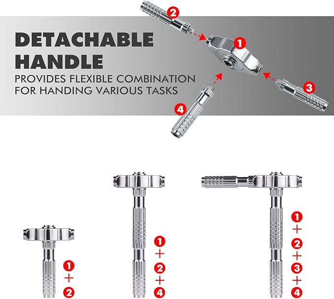 VMAN Ratchet Screwdriver Set, 40 in 1 magnetic Screwdriver sets, S2 Steel Bits, DIY Combination Flexible Shaft, Suitable for Furniture Assembly, Precision Electrical Appliance Repair, Bicycle Tools