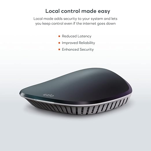 Ezlo Plus Smart Home Hub with Zigbee & Z-Wave. Works with Wi-Fi Devices Associated with Amazon Alexa Devices & Google Assistant to Control Smart Locks, Smart Lights, Smart Switch and CCTV Cameras