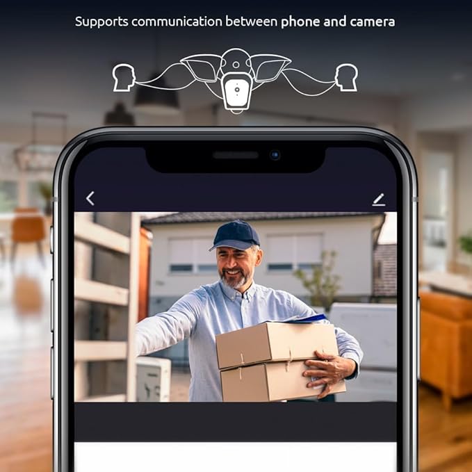 NEXXT Smart Wi-Fi Floodlight Camera - Outdoor Security, 2500 Lumens, 2K 150° View, Weather Resistant, Motion Detection, Night Vision, App Control | Camara de Seguridad
