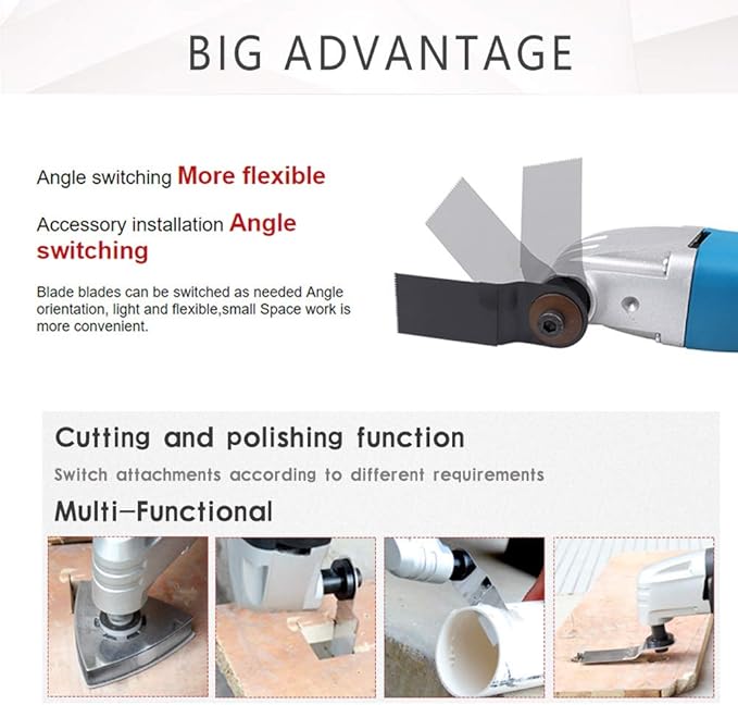 NEWONE Oscillating Tool,1.8 Amp Power Tools,Variable Speed Oscillating Multi-Tool Kit with 20pcs Oscillating Tools Accessories