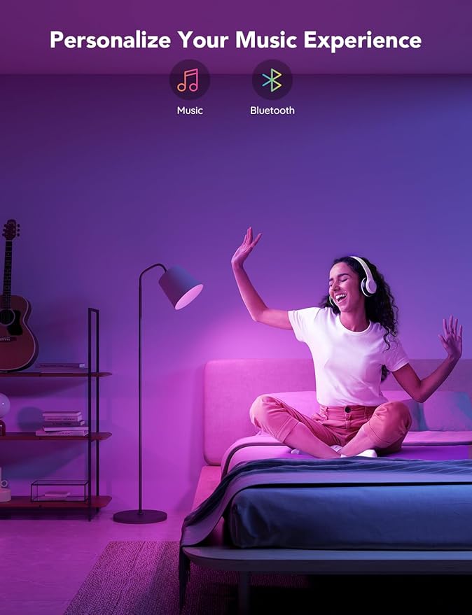 Govee Smart Light Bulbs, 1200 Lumens Dimmable BR30 Bulbs, RGBWW Color Changing Light Bulbs, WiFi & Bluetooth LED Bulbs, 16 Million Colors, Music Sync, Compatible with Alexa, Google Assistant, 4 Pack