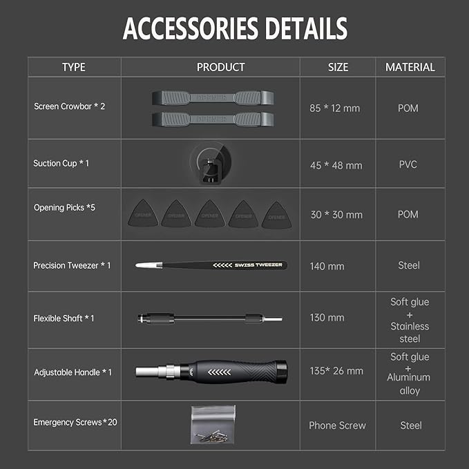 Precision Screwdriver Set, Laptop Screwdriver Kit, JAKEMY 164 in 1 Professional Computer Screwdriver Repair Kit with T6 Torx Bit for MacBook, iPhone, Watch, Camera, Eyeglass, Xbox, DIY