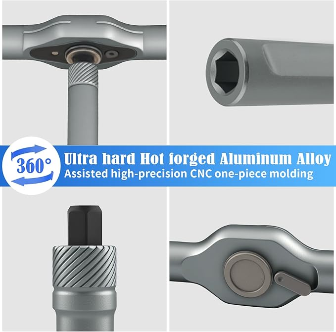 24 in 1 Magnetic Ratchet Screwdriver Set - Mini Precision Tool Kit for DIY, Home Repair & Watch Tool Kit | Industrial S2 Alloy Steel Bits