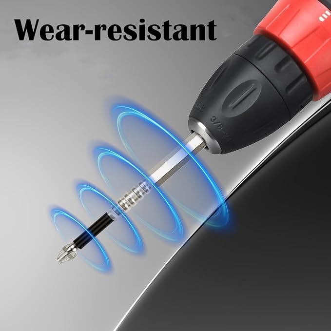 14 PCS High Magnetic Screwdriver Drill Bit Set, Strong Magnetic Durability Screwdriver Drill Bit Set, Magnetic Electric Screwdriver Set, Electric Precision Screwdriver Set (2 set)