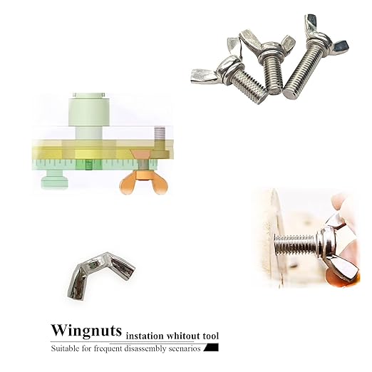 40 PCS 3/16-24 Inch Wingnuts, Quality Carbon Steel Wing Nuts Zinc Plated Fasteners Parts Butterfly Nut, Hand Twist Tighten Hardware Nuts Butterfly Wing-Nut 3/16-24” Assorted Kit