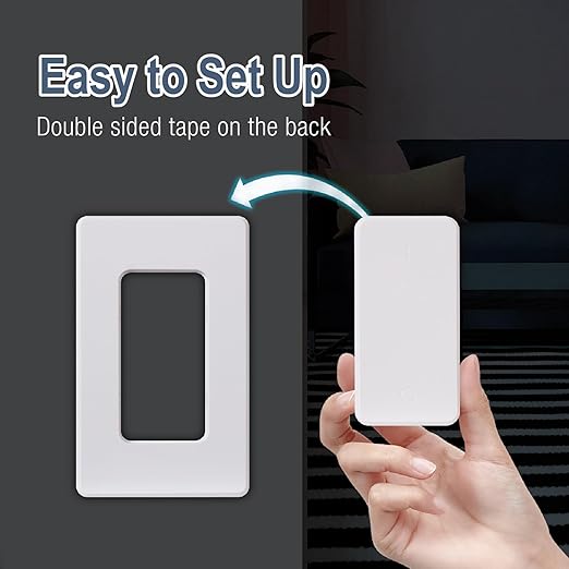 Thinkbee Remote Control Outlet Plug, 15A /1500W 600ft RF Range Wireless Light Switch Kit, Expandable Remote Outlet Switch for Lamp Fan Household Appliances, 80-275V with Anti-Surge 4000V