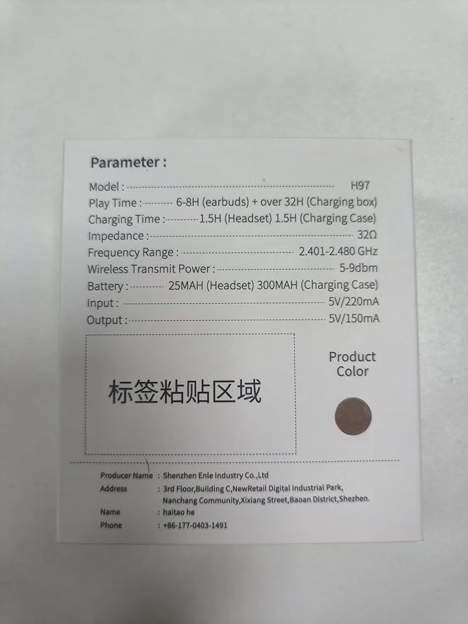 Wireless Earbuds, Bluetooth 5.4 Headphones with 3D Bass Stereo, 40H Ultralight in-Ear Buds, Bluetooth Earbuds with 4 ENC Noise Cancelling Mic, USB-C, IP7 Waterproof Earphones for Android iOS, Sillver