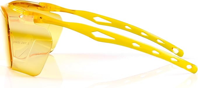 ANSI Z87.1 Safety Glasses Lightweight Anti Fog OTG Safety Goggles for Lab Industrial Shooting Woodworking Medical Dental