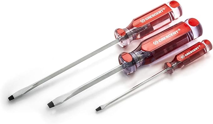 Crescent 6 Piece Phillips/Slotted Acetate Screwdriver Set - CPS6PieceSET