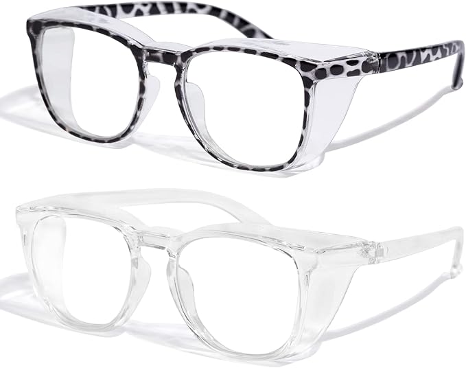 Safety Glasses Anti Fog Clear Blue Light Blocking Eye Protection Nurse Goggles for Women Men