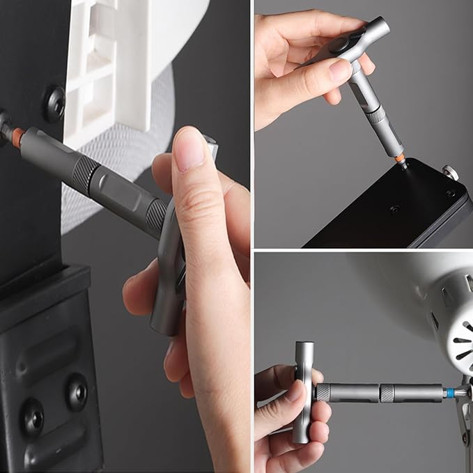 DIY Screwdriver 24 in 1, 2025 Upgrade 24 In 1 Multi Bit Magnetic Screwdriver Set Multifunctional Toolbox, 24 in 1 multifunctional household wrench screwdriver tool combination set (2)