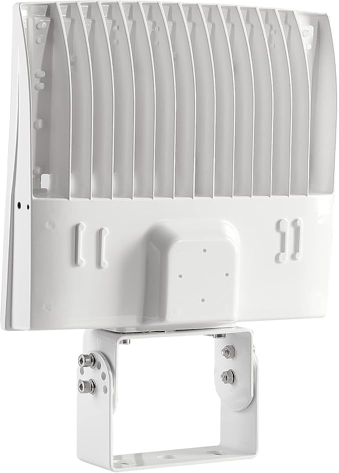 480V 150W LED Parking Lot Light, Dimmable 21000LM 5000K, Built-in Surge Protection, Yoke Mount, Replaces 450W MH/HPS, Outdoor Commercial Street Security Lighting Fixture, 277-480V DLC UL Certified