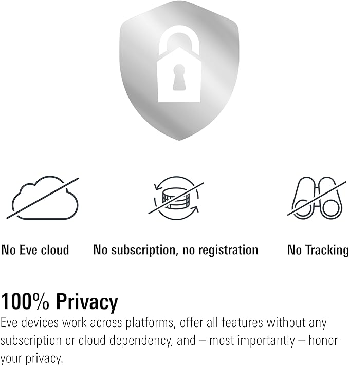 Eve Door & Window (Matter) – Smart Contact Sensor for Doors & Windows, Open/Closed State, Automatic Control of Accessories, Matter Over Thread, Apple Home, Alexa, Google Home, SmartThings