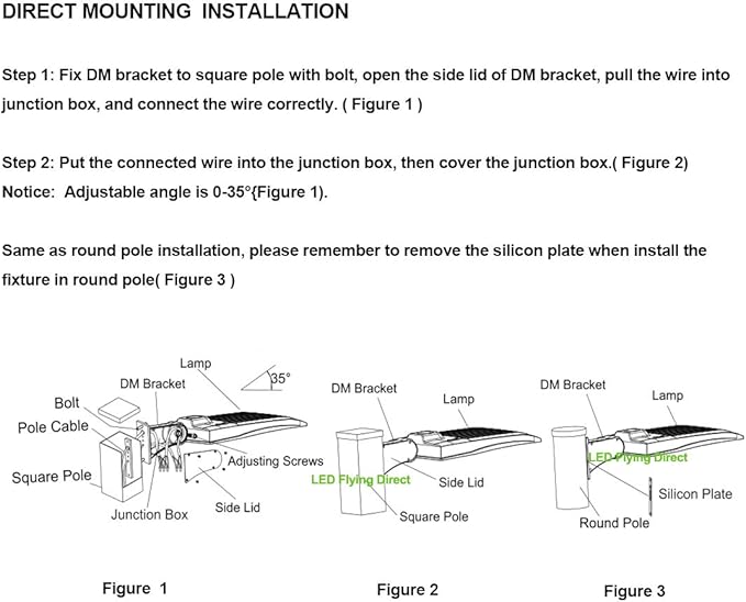 480V 150W High Voltage LED Shoebox Lights, LED Parking Lot Lighting, 480V LED Pole Area Lights, 450W MH/HPS Equiv, 5000K, Surge Protection Included, DLC UL Approved Direct Arms Mount