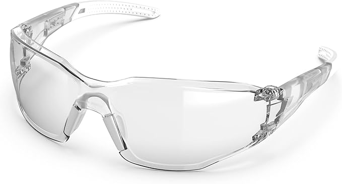 Safety Glasses Anti-Fog Goggles Clear Lens,Adjustable Frames Blue Light Blocking Eye Protection For Men Women