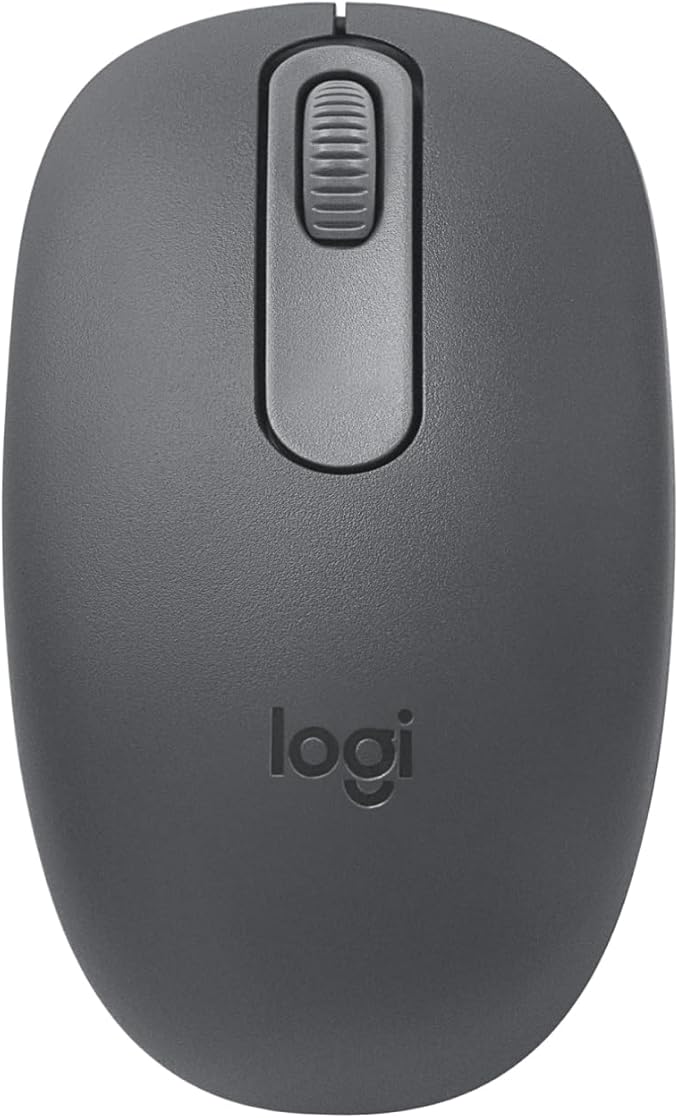 Logitech M196 Bluetooth Wireless Mouse, Compact and Portable Mouse for Laptops, Tablets and More, 12-Month Battery, Smooth Tracking, Compatible with PC and Mac, Windows and macOS - Graphite