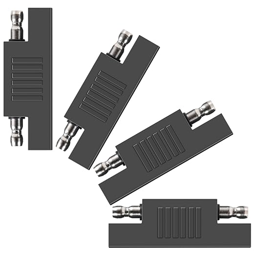 SAE Polarity Reverse Adapter - Quick Disconnect SAE Connector for Solar Panel, Battery Charger & Maintainer (4-Pack)