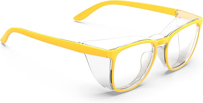 Stylish Safety Glasses, Clear Anti-Fog Anti-Scratch Protective Glasses For Men And Women