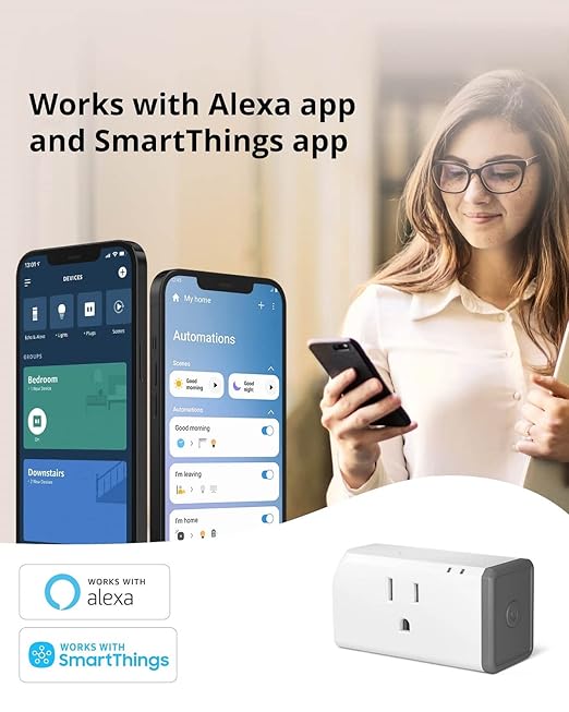 SONOFF Zigbee Smart Plug with ETL Certified, S31 Lite 15A Outlet, Zigbee Repeater, Works with SmartThings and Amazon Echo Plus, Hub Needed for Amazon Alexa