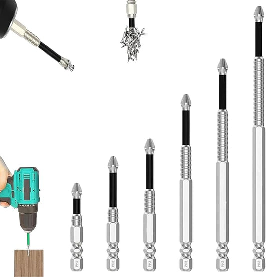 High-Magnetic Screwdriver Drill Bit Set,k5 impact resistant non slip bit,Strong Magnetic Durability Screwdriver Drill Bit Set,6PCS Magnetic Electric Screwdrivers Set,25/50/65/70/90/150mm
