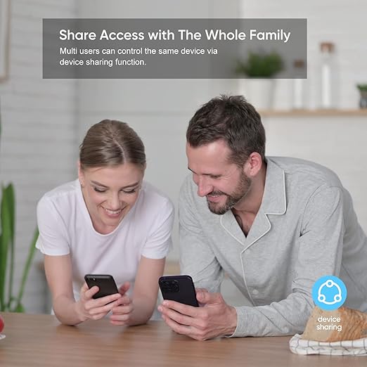 Matter Over Thread Smart Plug, Smart Mini Outlet, Works with Apple Home, Alexa & Google Home, 15A/1800W (4Pack)