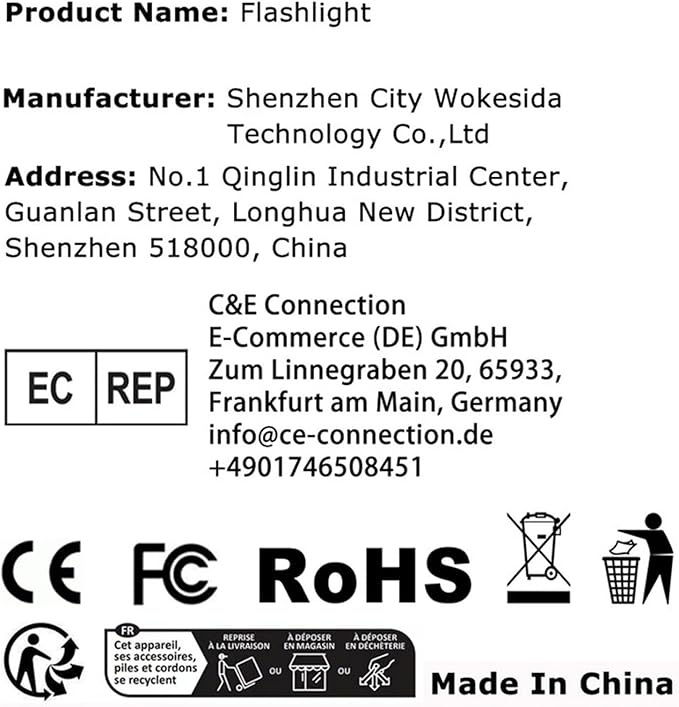 Wurkkos TD02 LED Flashlight, 2000 High Lumens Tactical Flashlight, Rechargeable Flashlights with 6 Modes, Super Bright Flashlight with Tail Switch, IP68 Waterproof Flash Light for Camping, Emergency