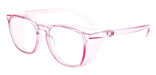 Alsenor Safety Glasses Anti Fog Goggles Protective Eyewear Blue Light Blocking Anti Dust UV Protection Glasses For Men Women (Purple)