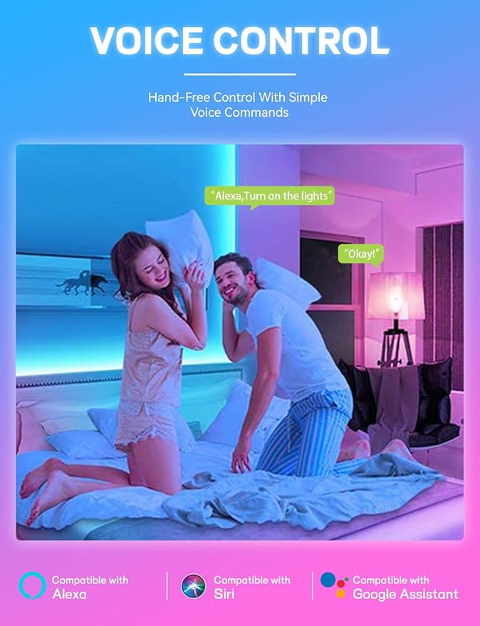 Smart Light Bulbs 4Pack with Remote, A19 E26 800LM LED Color Changing Light Bulb, WiFi & Bluetooth 5.0, Warm to Cool White, Dimmable, RGB Smart Home Lighting Work with Alexa Google Assistant