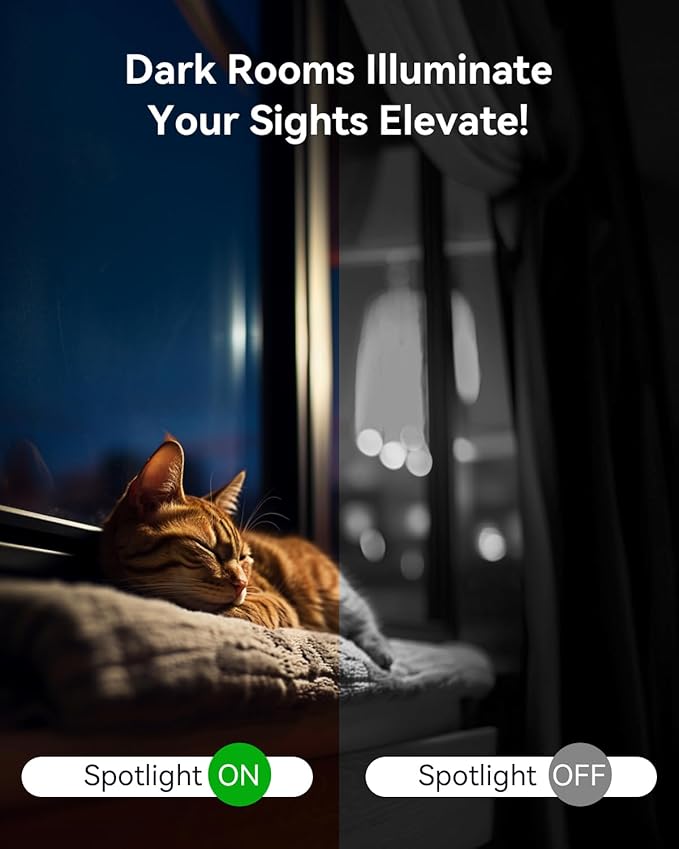 blurams 2K Indoor Camera, Cameras for Home Security with One-Touch Call, Home Camera w/Color Night Vision, Motion Tracking, Cloud & SD Card Storage (2Pack)