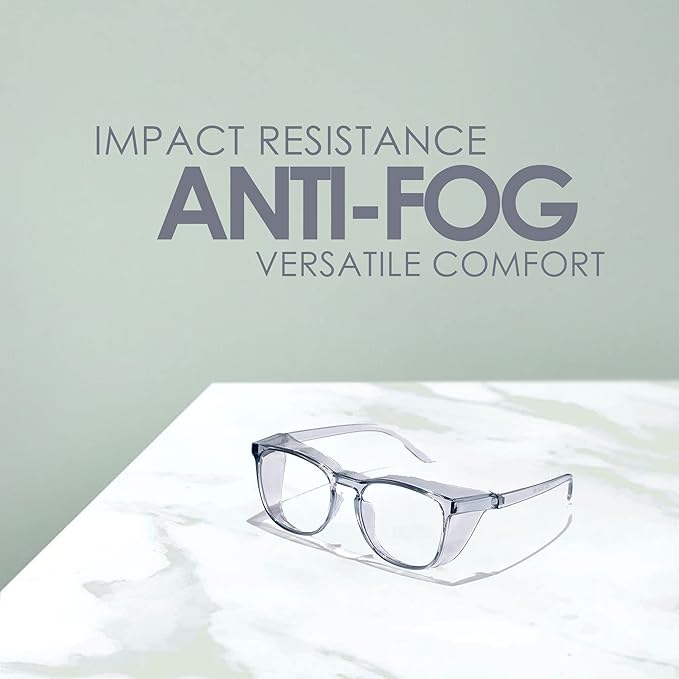 Stylish Anti Fog Safety Glasses Goggles โ Eye Protection Glasses