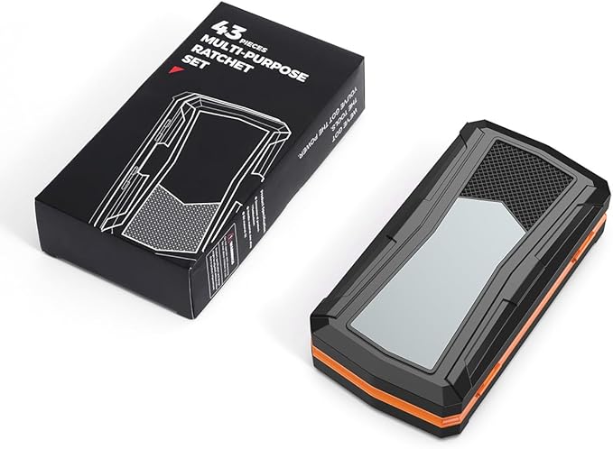 43 in 1 Ratchet Screwdriver Set, Magnetic Screwdriver Set, 2025 New Model Repair Tool Kit with DIY Ratchet Handle, Metal Pry Bar, 40 Precision Bits for Electronics, Furniture Assembly,Bicycle